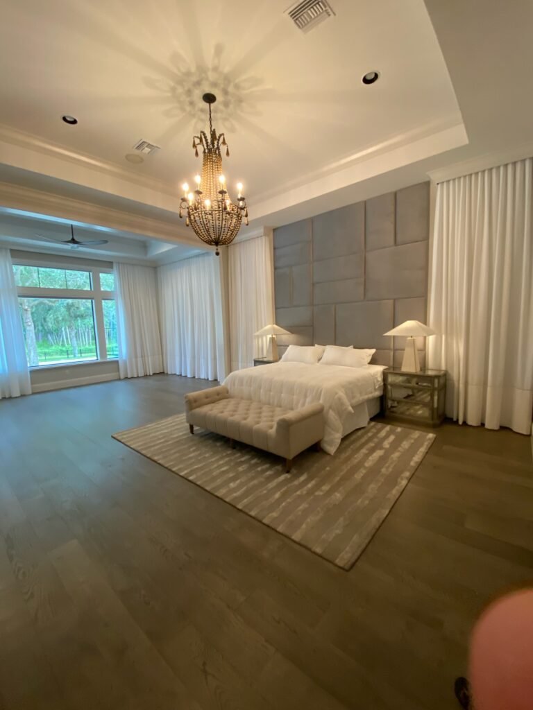 blackout curtains blocking light in a bedroom for privacy and comfort