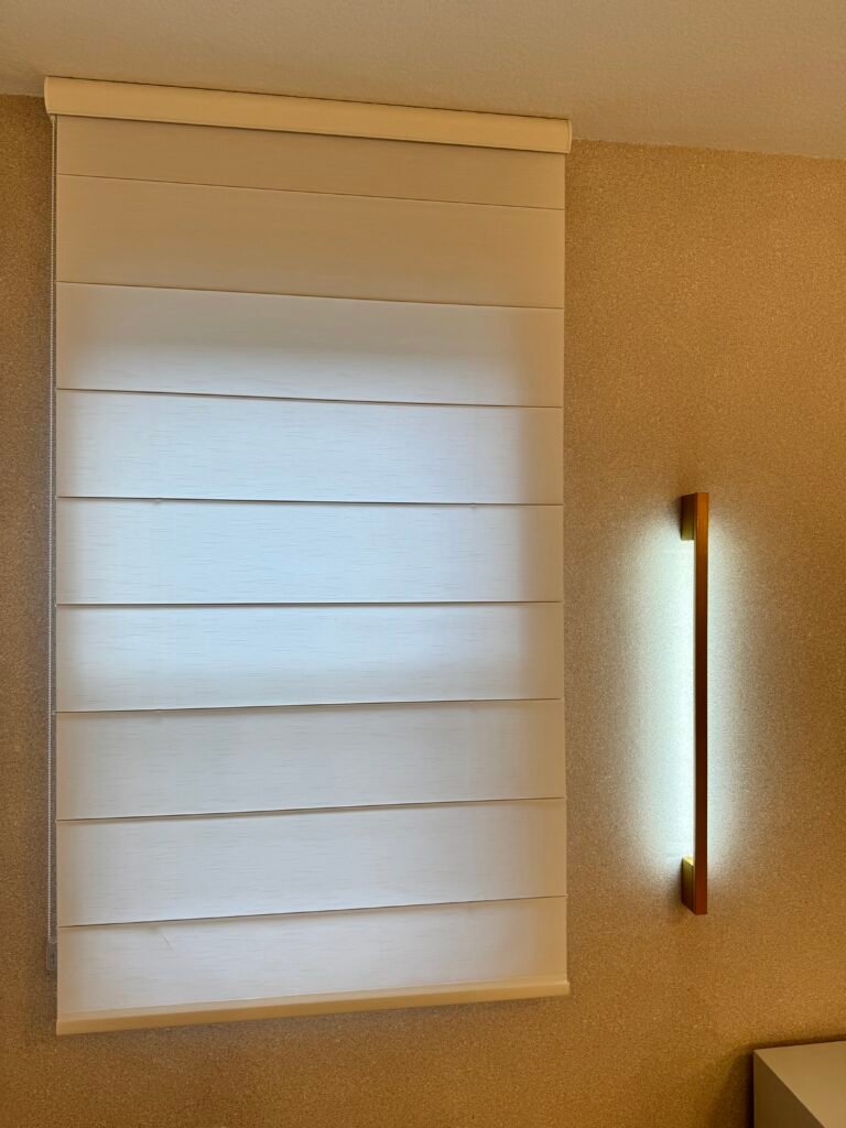 solar shades filtering sunlight in a bright Florida living room