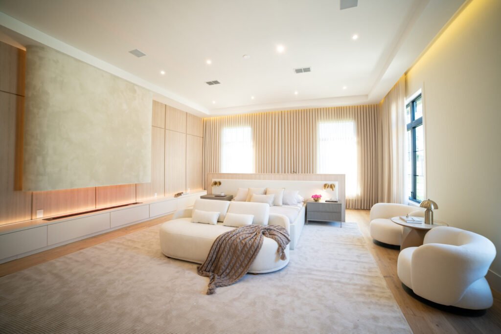 Custom Window Treatments project in Golden Oak, Florida by My Walls Home Design