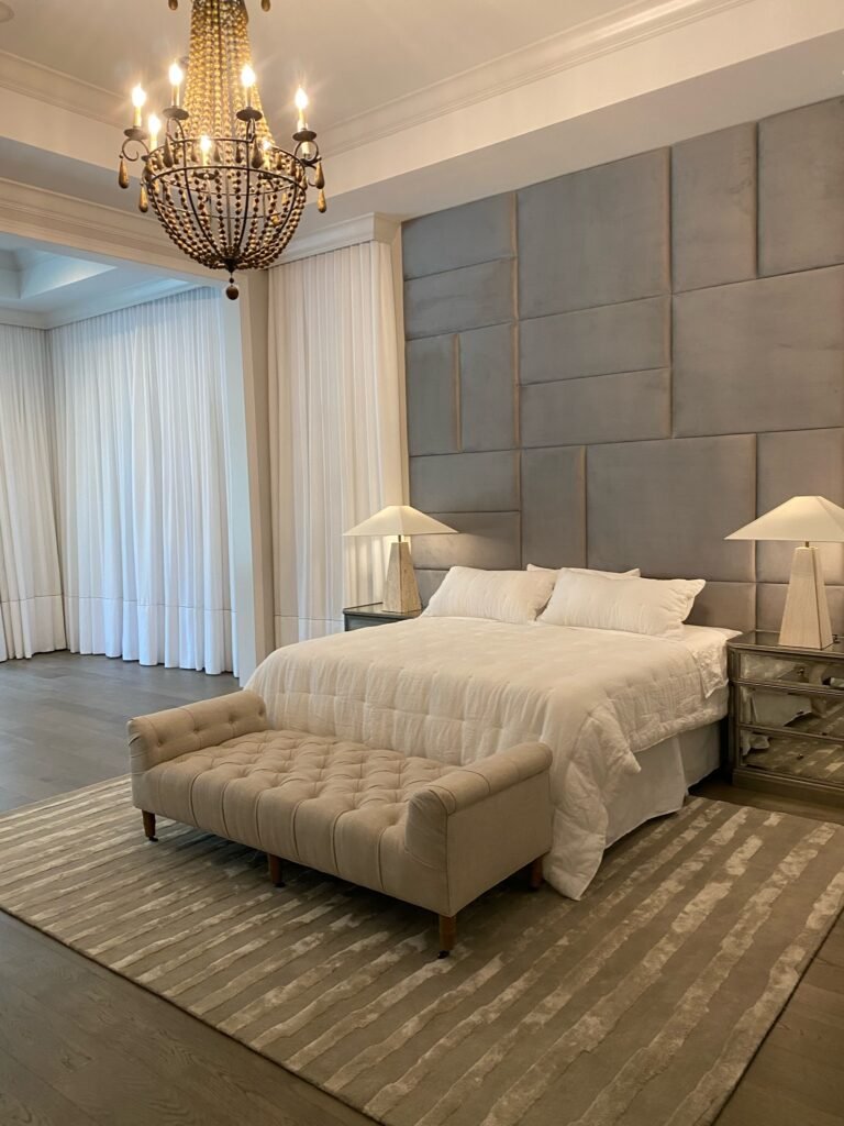 Custom Window Treatments project in Golden Oak, Florida by My Walls Home Design